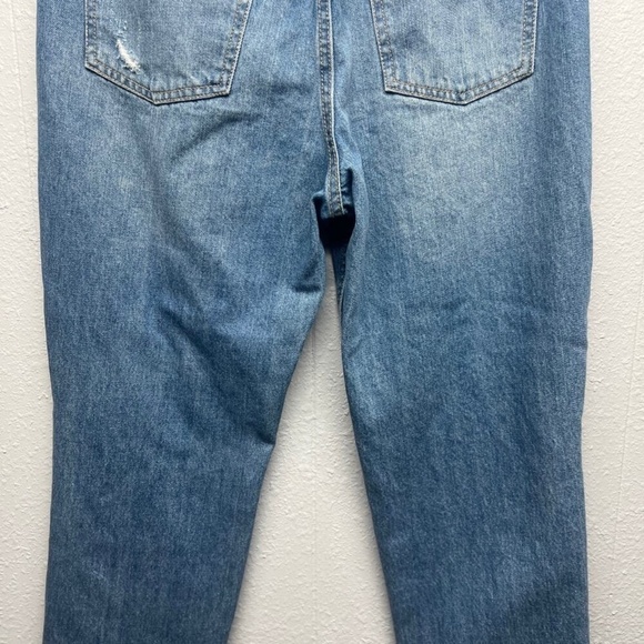 We The Free Blossom Distressed High Rise Button Fly Raw Hem Womens Jeans Size 30 - Picture 8 of 12